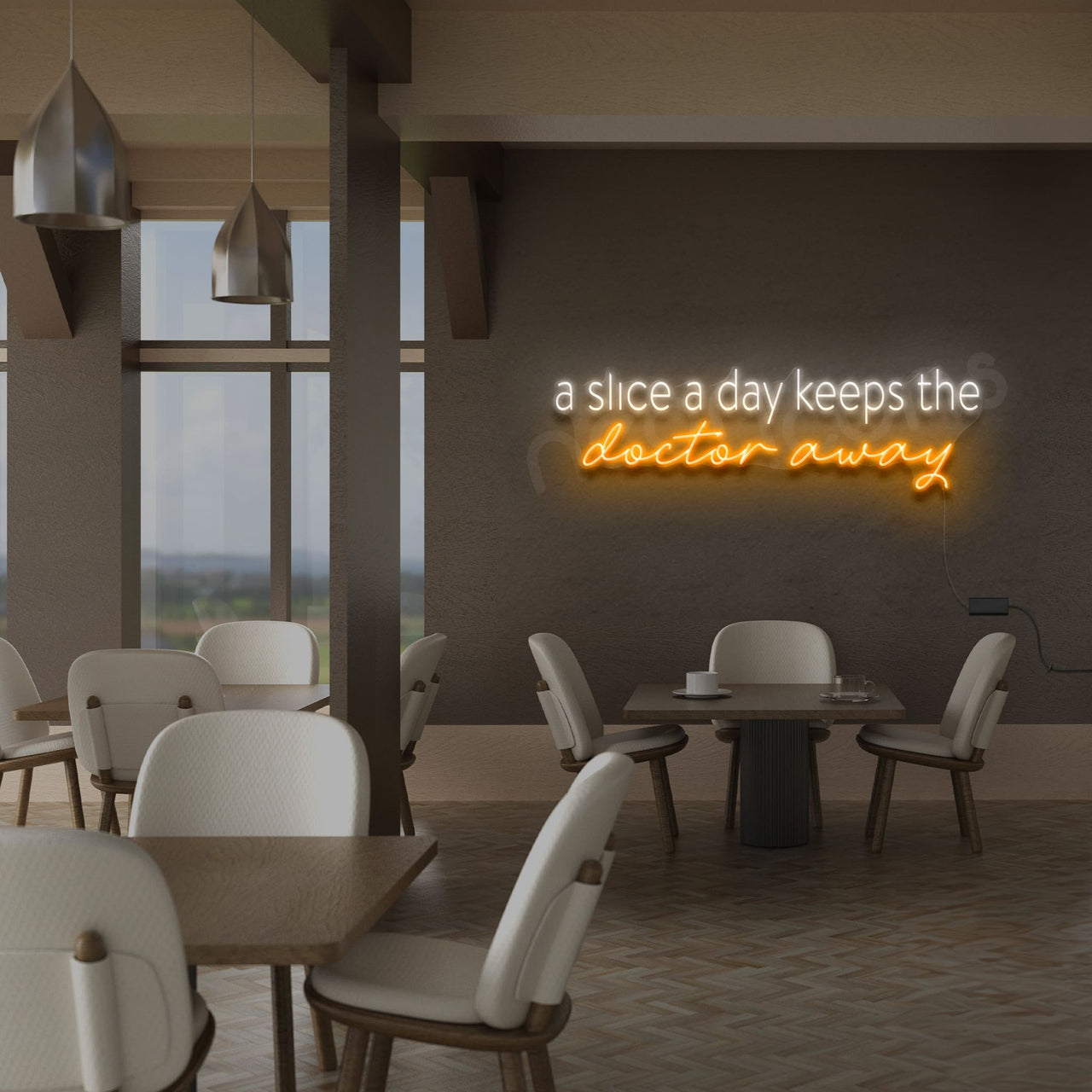 "Doctor Away" Neon Sign by Neon Icons