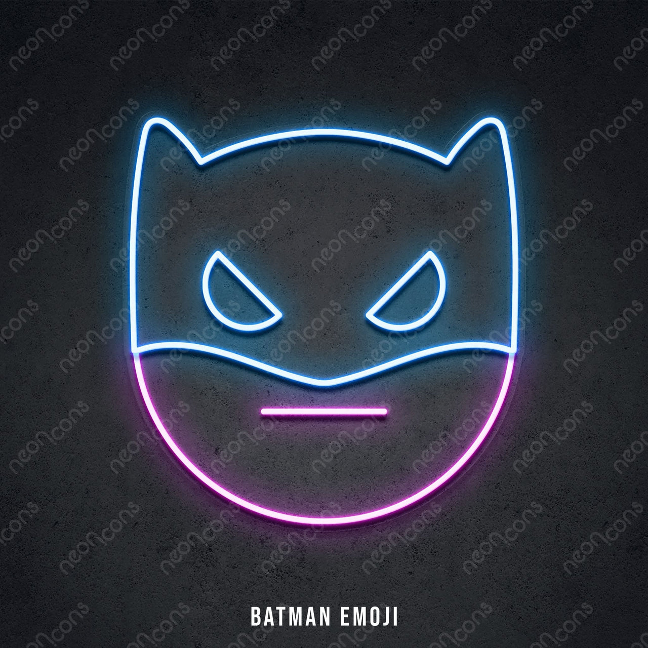"Emoji Characters" LED Neon Batman / LED Neon by Neon Icons
