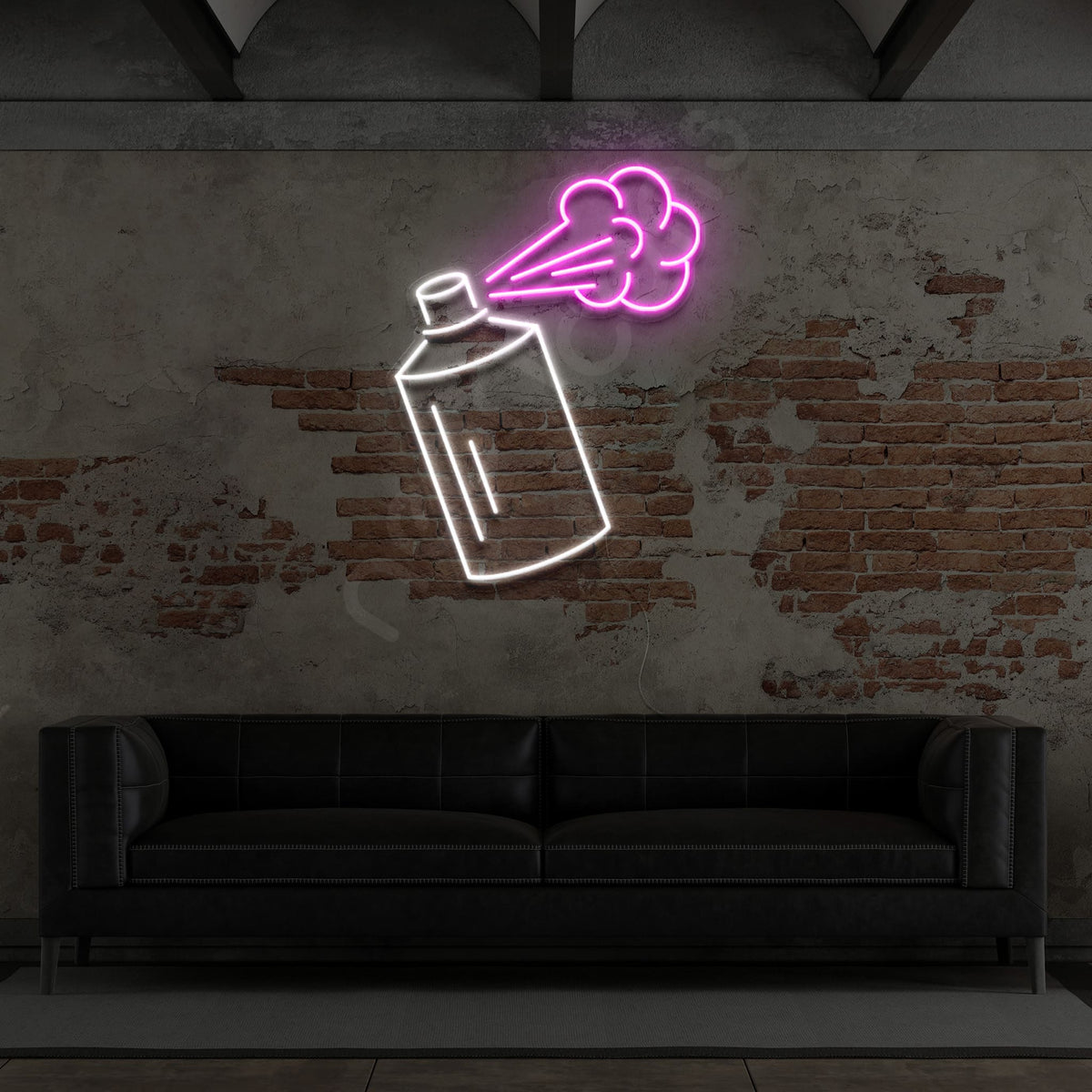 "Spray Can" Neon Sign Neon Icons