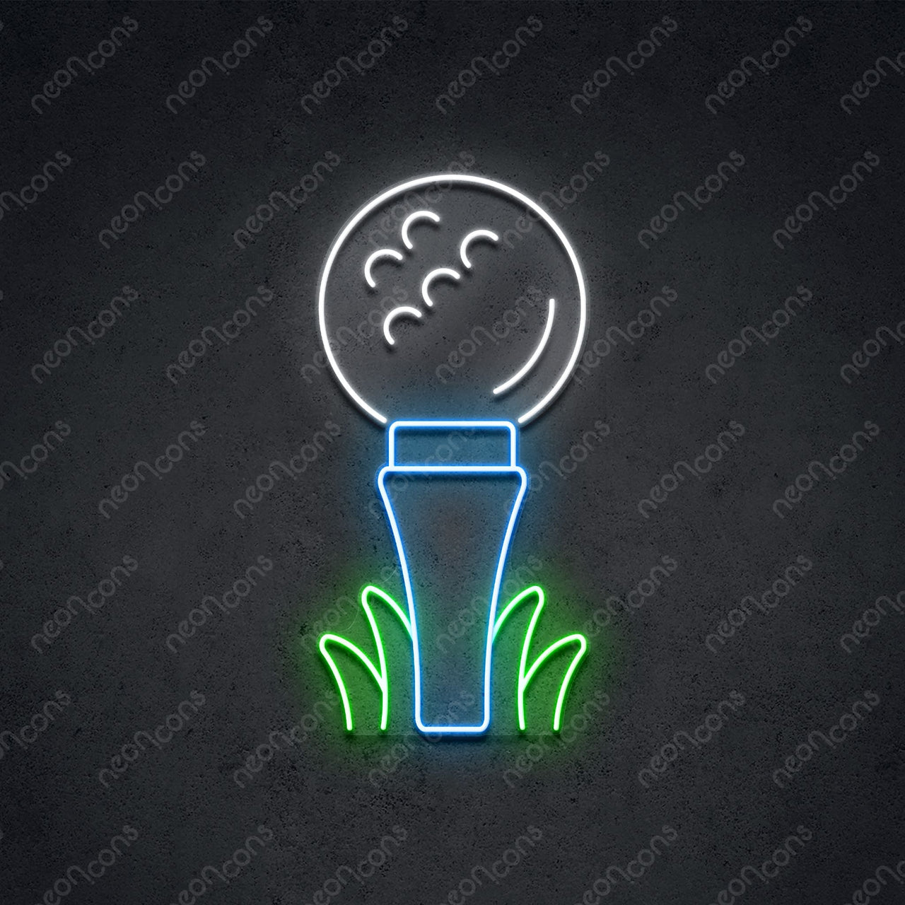 "Tee Up" LED Neon Sign by Neon Icons