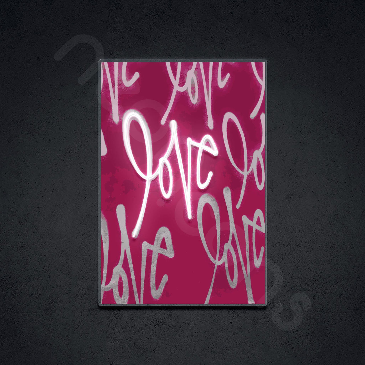 "Cupid's Canvas" LED Neon X Acrylic Artwork by Neon Icons