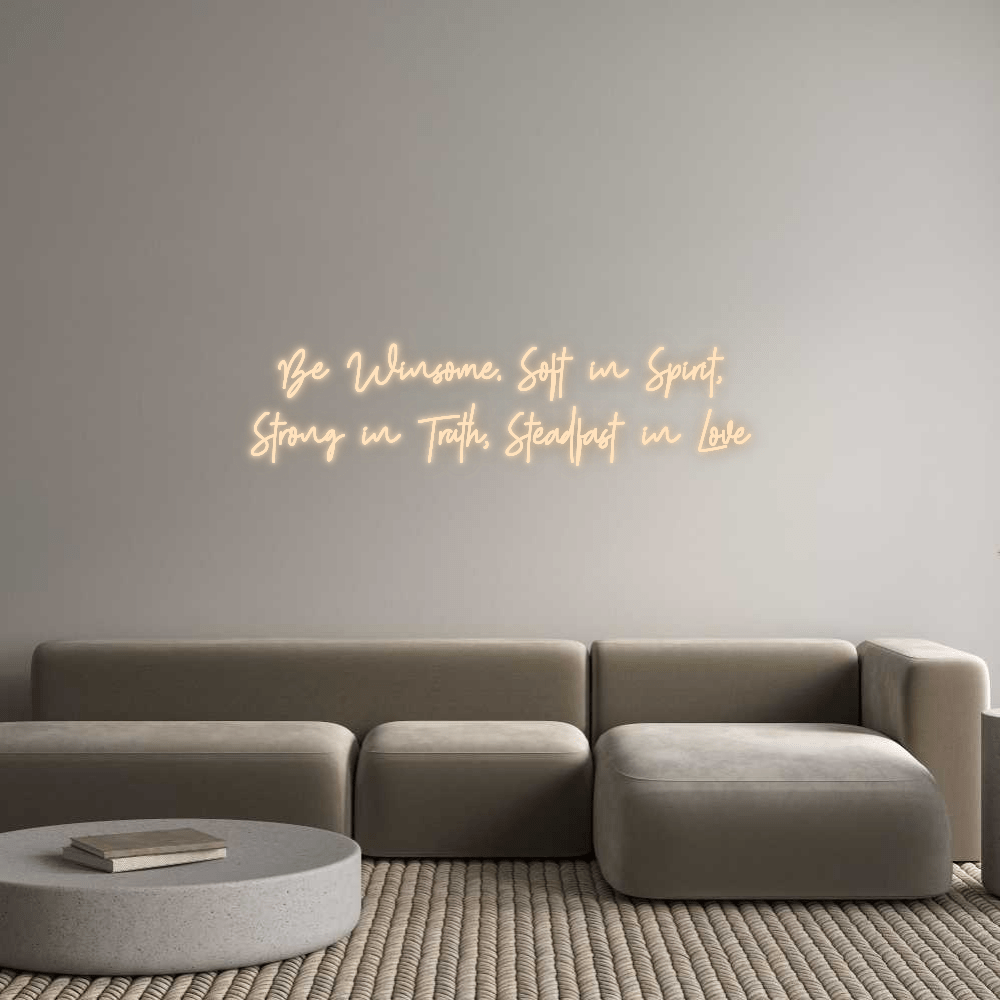 Custom Neon: Be Winsome. Sof... by Neon Icons