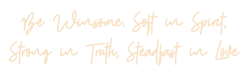 Custom Neon: Be Winsome. Sof... by Neon Icons