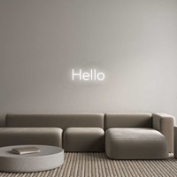 Thumbnail for Custom Neon: Hello by Neon Icons