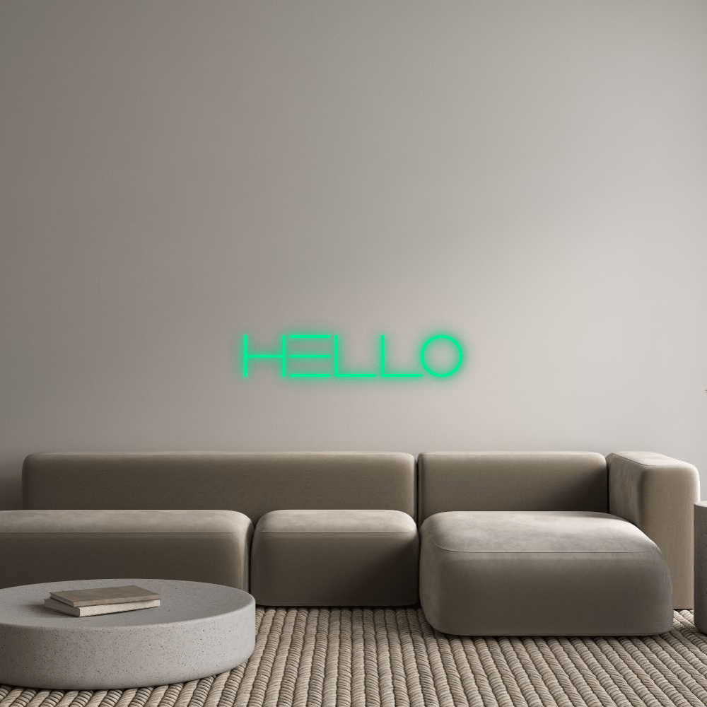 Custom Neon: Hello by Neon Icons