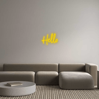 Thumbnail for Custom Neon: Hello by Neon Icons