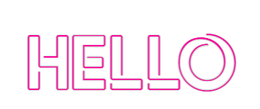 Custom Neon: Hello by Neon Icons