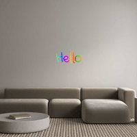 Thumbnail for Custom Neon: Hello by Neon Icons