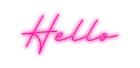 Thumbnail for Custom Neon: Hello by Neon Icons