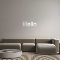 Thumbnail for Custom Neon: Hello by Neon Icons