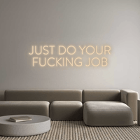 Thumbnail for Custom Neon: JUST DO YOUR... by Neon Icons