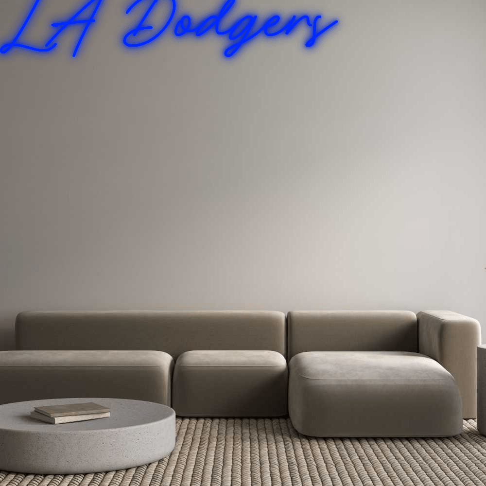 Custom Neon: LA Dodgers by Neon Icons