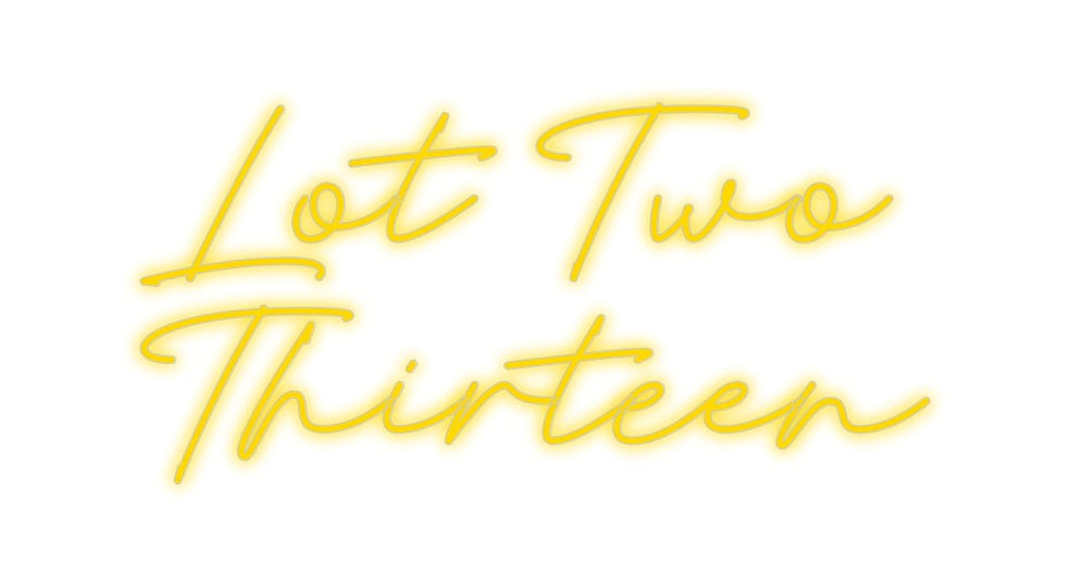 Custom Neon: Lot Two
Thir... by Neon Icons