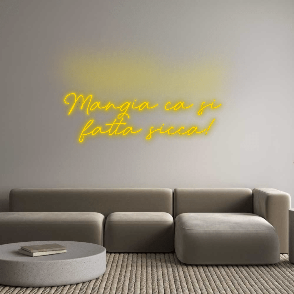 Custom Neon: Mangia ca si ... by Neon Icons