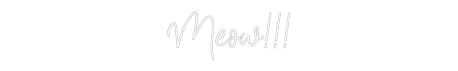 Custom Neon: Meow!!! by Neon Icons