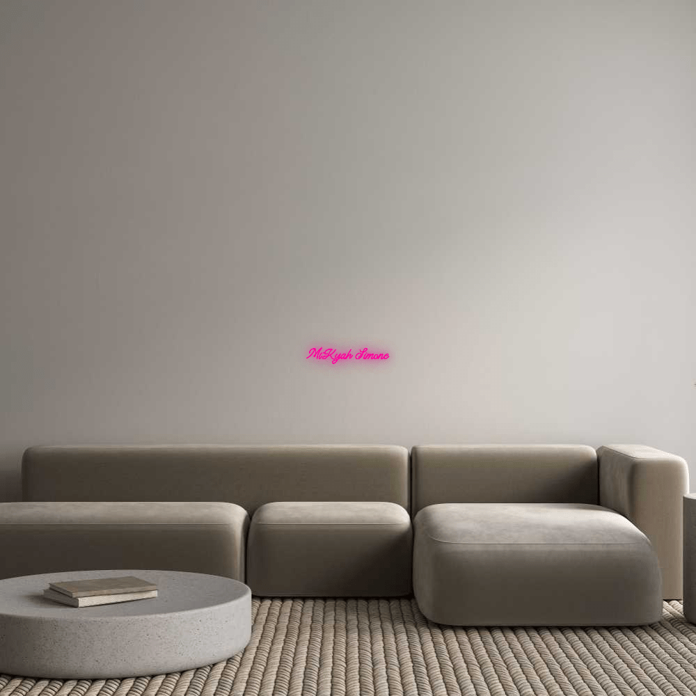 Custom Neon: Mi’Kyah Simone by Neon Icons