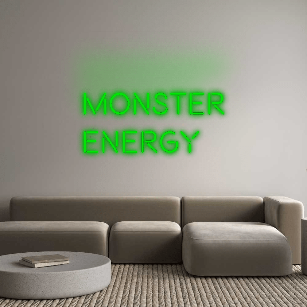 Custom Neon: MONSTER
ENERGY by Neon Icons