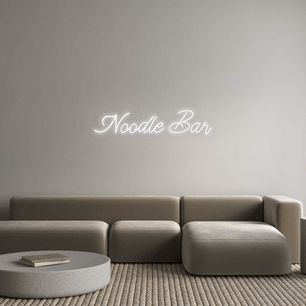 Custom Neon: Noodle Bar by Neon Icons