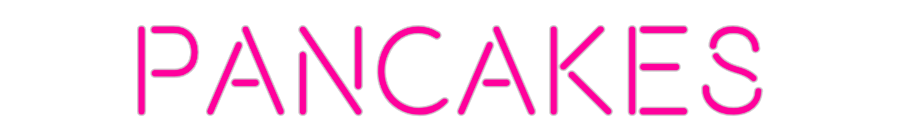 Custom Neon: PANCAKES by Neon Icons
