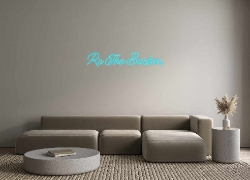 Custom Neon: Ro The Barber by Neon Icons