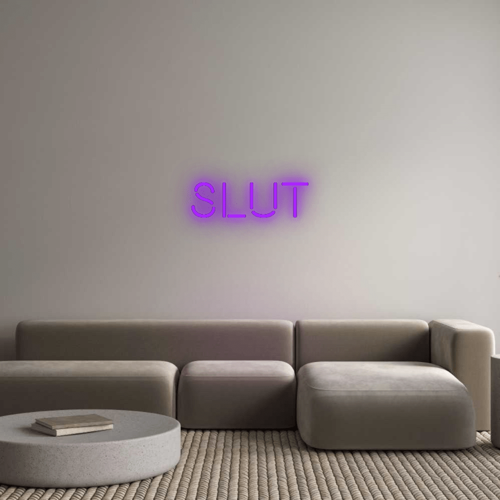 Custom Neon: SLUT by Neon Icons