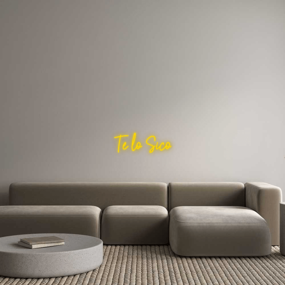 Custom Neon: Te lo Sico by Neon Icons