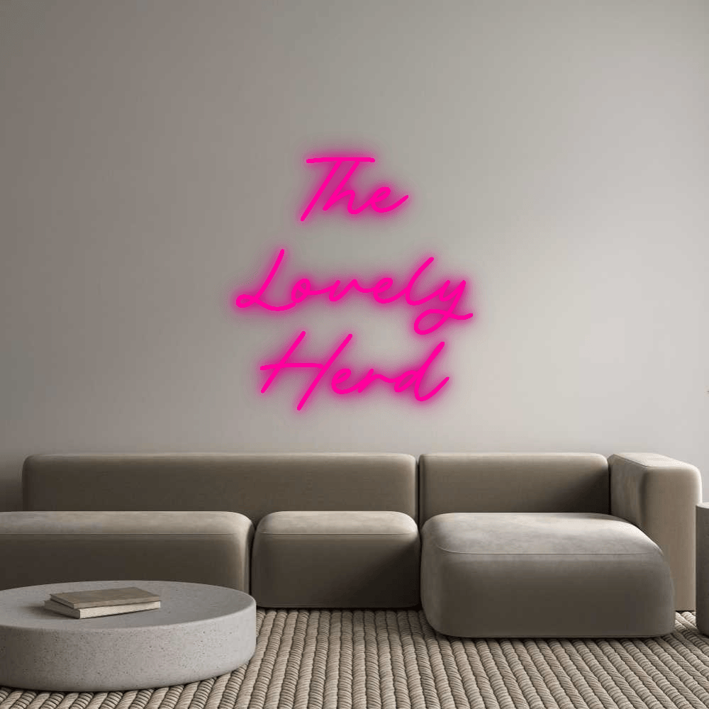 Custom Neon: The Lovely Herd by Neon Icons