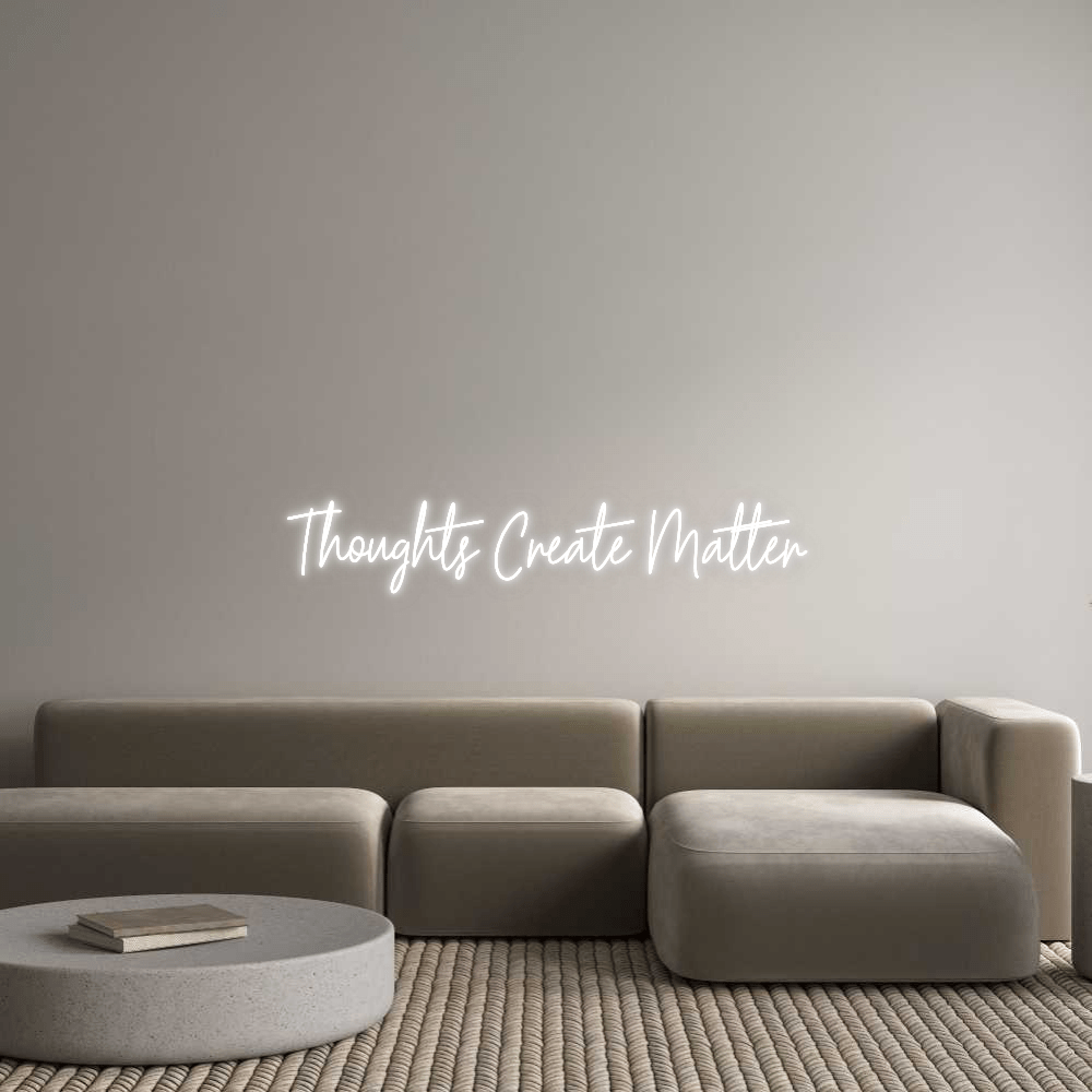 Custom Neon: Thoughts Create... by Neon Icons