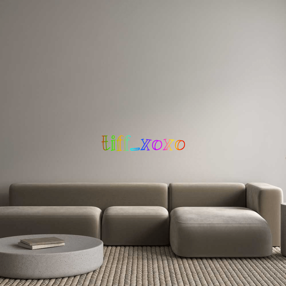 Custom Neon: tiff_xoxo by Neon Icons