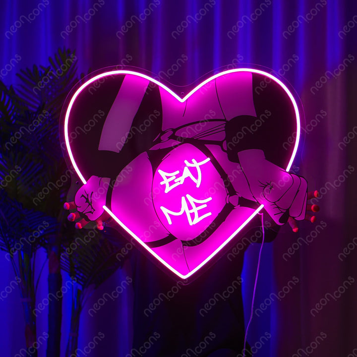 レトロ　　キノコ型ネオンライト EAT ME eat-me-led-neon-x-print-neon-
