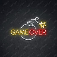 Thumbnail for 'Times Up' Neon Sign 45cm (1.5ft) / Multicolored / LED by Neon Icons