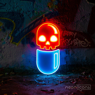 "Chill Pill" Neon x Acrylic Artwork by Neon Icons
