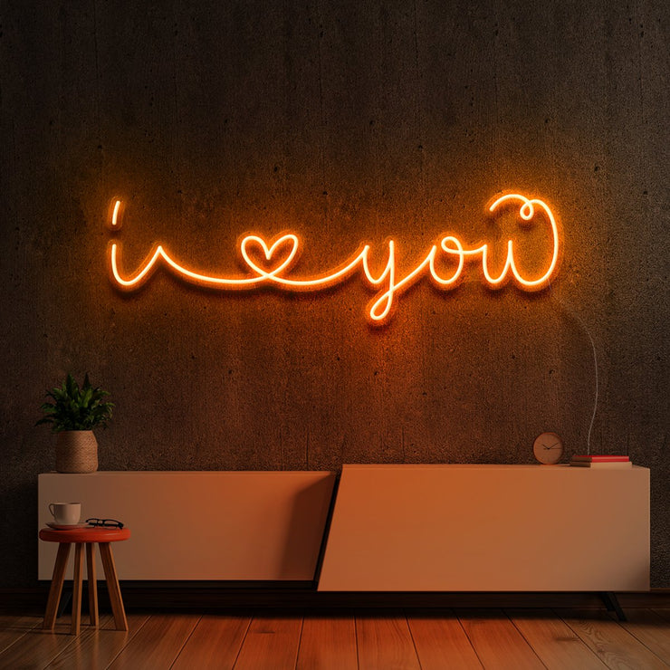 I Love You Neon Sign – Neon Icons
