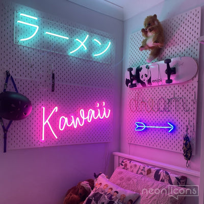 "Kawaii" Neon Sign by Neon Icons