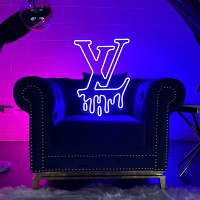 "Louis Vuitton Drip" Neon Sign by Neon Icons