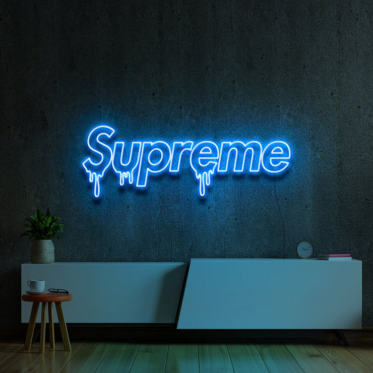 Supreme Drip Neon Sign – Neon Icons